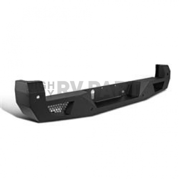 Black Horse Offroad Bumper Armour Without Lights Black Steel - ARB-TA16
