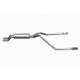 Gibson Exhaust Split Rear Cat Back System - 65550