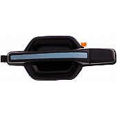 Help! By Dorman Exterior Door Handle - Plastic Black With Silver Insert Single - 83733