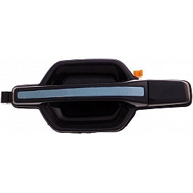 Help! By Dorman Exterior Door Handle - Plastic Black With Silver Insert Single - 83733