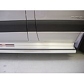 Owens Products Running Board Silver Aluminum Stationary - 74105EX01