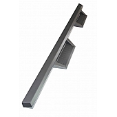 Black Horse Offroad Running Board Steel Stationary Black Powder Coated - IM-DORACC