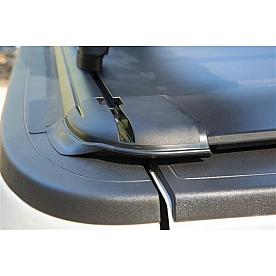 Pace Edwards Tonneau Cover Rail Black Aluminum Set of 2 - TE5128