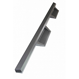 Black Horse Offroad Running Board Steel Stationary Black Powder Coated - IM-JEWR4D