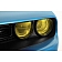 GT Styling Headlight Cover - Plastic Transparent Yellow Full Cover Set Of 4 - GT0165Y