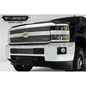 T-Rex Truck Products Grille - Polished Silver Aluminum - 21122