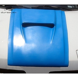 Extreme Dimensions Hood Scoop - Cowl Induction Primered Fiberglass Black - 102210