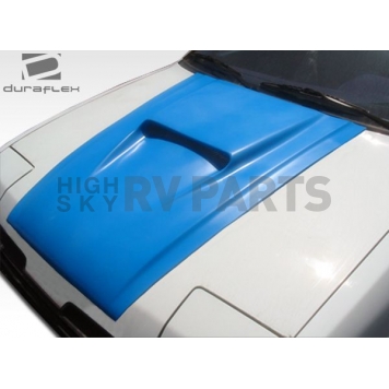 Extreme Dimensions Hood Scoop - Cowl Induction Primered Fiberglass Black - 102210-3