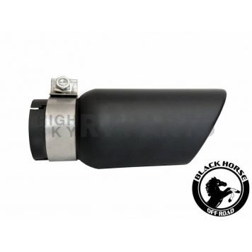 Black Horse Offroad Exhaust Tail Pipe Tip - MT-RR01BK