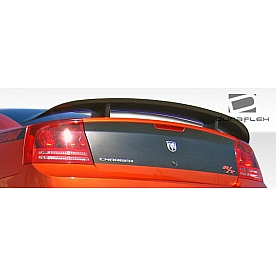 Extreme Dimensions Spoiler - Custom Primered Fiberglass Black - 104852
