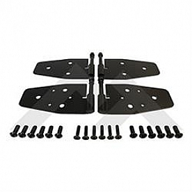 Crown Automotive Door Hinge - Half Door Steel Black - RT34094