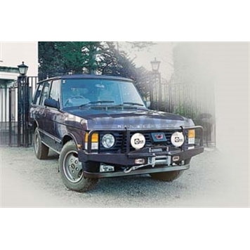 ARB Bumper Steel Powder Coated Deluxe Bar Black 1-Piece - 3430020