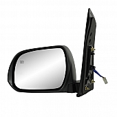 K-Source Exterior Mirror Electric OEM Black Single - 70204T