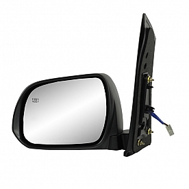 K-Source Exterior Mirror Electric OEM Black Single - 70204T
