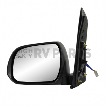 K-Source Exterior Mirror Electric OEM Black Single - 70204T