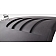 Extreme Dimensions Hood - Primered Fiberglass Black - 104709