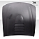 Extreme Dimensions Hood - Primered Fiberglass Black - 104709