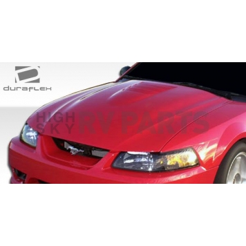 Extreme Dimensions Hood - Primered Fiberglass Black - 104709-3