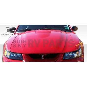 Extreme Dimensions Hood - Primered Fiberglass Black - 104709-6