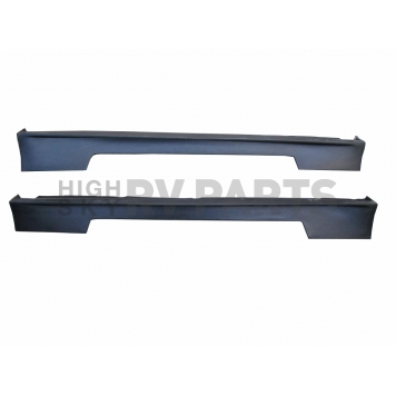 Street Scene Side Skirt - Bare Urethane Black Set of 2 - 95070791