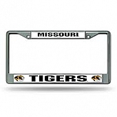 POWERDECAL License Plate Frame - Missouri Tigers Name And Logo Zinc - FC390102