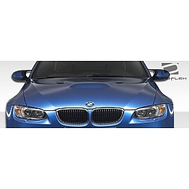 Extreme Dimensions Hood - Primered Fiberglass Black - 107173