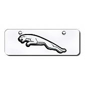 Automotive Gold License Plate - Jaguar Stainless Steel - JAGBCCM