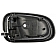 Help! By Dorman Interior Door Handle - Lever Plastic Dark Gray Single - 80885