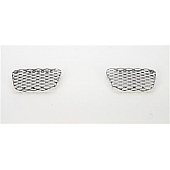 Street Scene Bumper Grille Insert Mesh Black Chrome Black Steel - 95076148