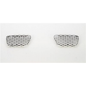 Street Scene Bumper Grille Insert Mesh Black Chrome Black Steel - 95076148
