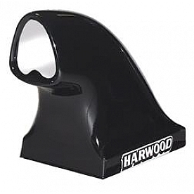 Harwood Fiberglass Hood Scoop - Dragster Gelcoat Black - 3158