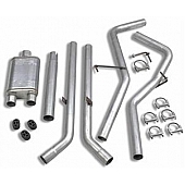 Flow Tech Exhaust Truck Toobs Cat Back System - 62106FLT