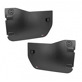 Rugged Ridge Door - Hard Lower Half Powder Coated Black Steel Set Of 2 - 1150901