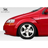 Extreme Dimensions Fender - Fiberglass Black Primered Set Of 2 - 106167