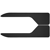 Husky Liner Mud Flap - Black Matte Textured Thermoplastic Olefin Set Of 2 - 17048