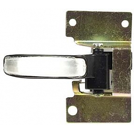 Help! By Dorman Interior Door Handle - Lever Plastic Silver And Black Single - 77724