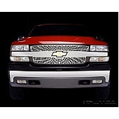 Putco Grille Insert - Polished Aluminum Rectangular - 303107