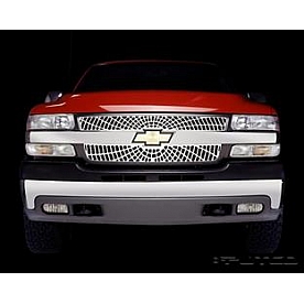 Putco Grille Insert - Polished Aluminum Rectangular - 303107