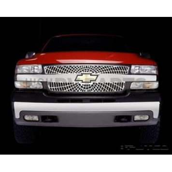 Putco Grille Insert - Polished Aluminum Rectangular - 303107