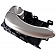 Help! By Dorman Interior Door Handle - Lever Plastic Silver Single - 82332