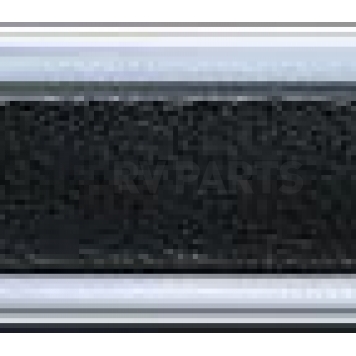Cowles Products Side Molding - Black With Silver Trim PVC Plastic Matte With Chrome Plated Trim - 2578001