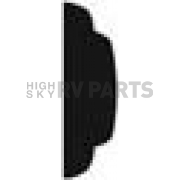 Cowles Products Side Molding - Black With Silver Trim PVC Plastic Matte With Chrome Plated Trim - 2578001-1