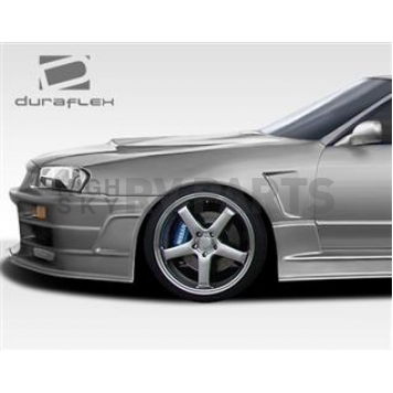 Extreme Dimensions Fender - Fiberglass Reinforced Plastic Black Matte Set Of 2 - 106603