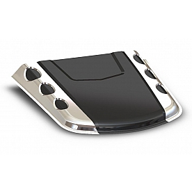 Auto Ventshade (AVS) Hood Scoop - Non Vented Bare ABS Plastic Primered - 80012