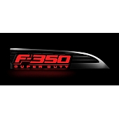 Recon Accessories Emblem - F-350 Super Duty Fenders - 264184RD