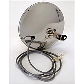 Grote Industries Exterior Mirror Manual Round Silver Single - 12813