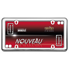 Cruiser License Plate Frame - Nouveau Die Cast Zinc - 20630