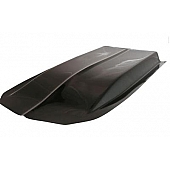 Harwood Fiberglass Hood Scoop - Cowl Induction Gelcoat Black - 1112