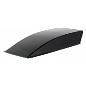 Harwood Fiberglass Hood Scoop - Cowl Induction Gelcoat Black - 1128