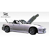 Extreme Dimensions Side Skirt - Primered Fiberglass Reinforced Plastic Black Set of 2 - 100963